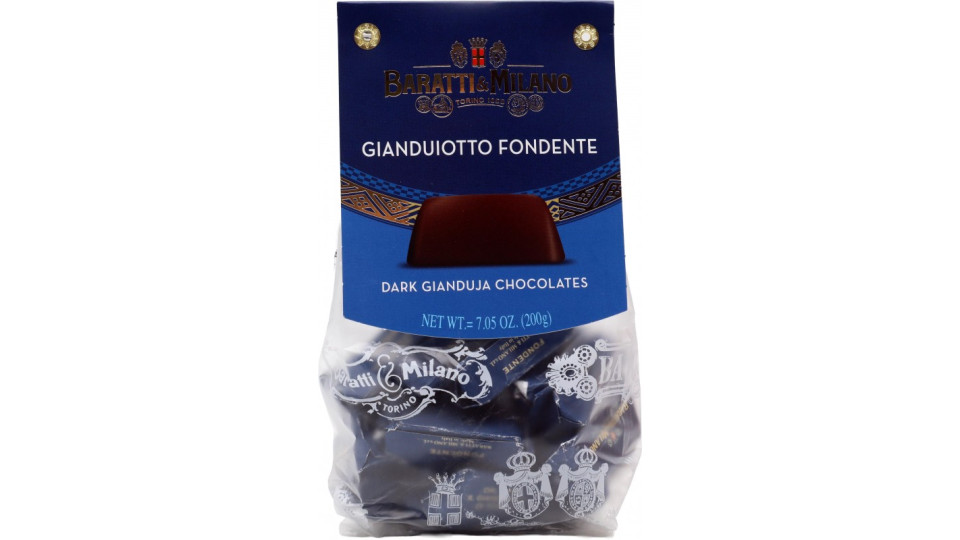 Baratti sacchetto gianduiotto fondente gr.200
