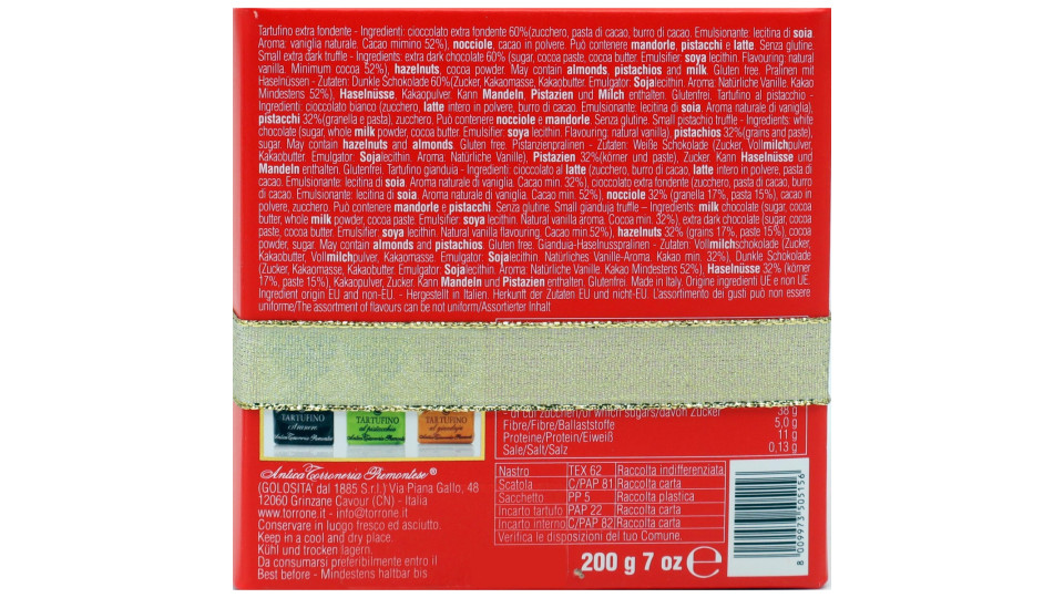 Antica torroneria deluxe rossa gr.200