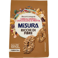 Misura biscotti integrali fibre extra muesli gr230