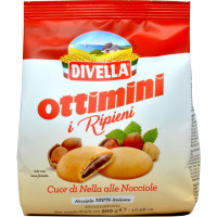 Divella biscotti Ottimini i Ripieni alle Nocciole 300 gr.