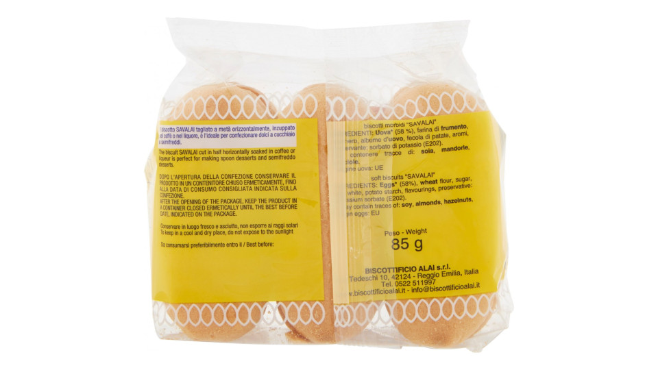 alai Biscotti savoiardi morbidi "Savalai" 85 gr.