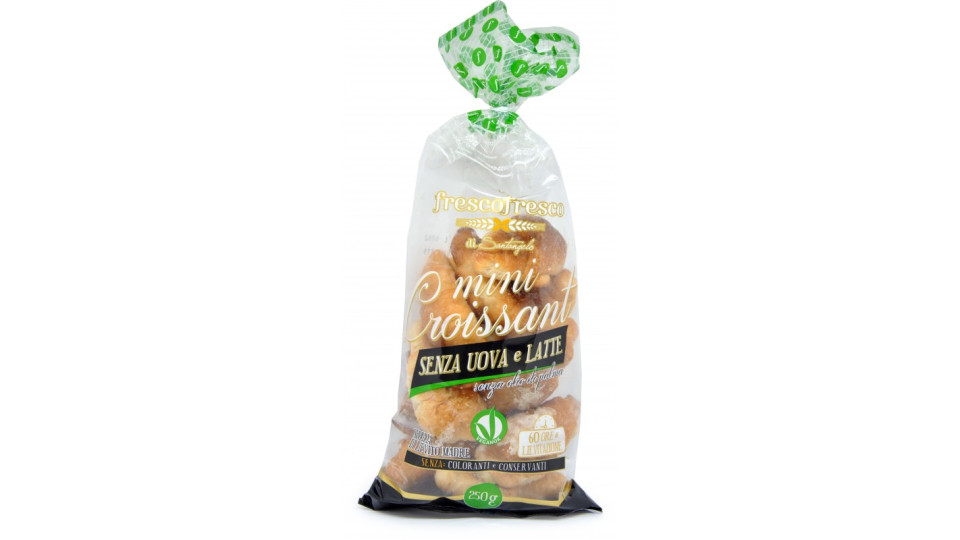 Frescofresco mini croissant senza uova e senza lattosio gr.250