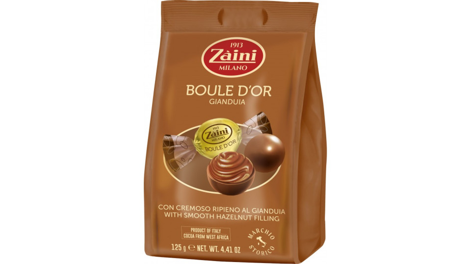Zàini Boule d'Or Gianduia con Cremoso Ripieno al Gianduia...