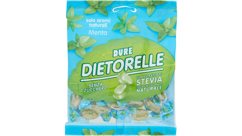 Dietorelle Dure Menta senza zucchero con estratto di Stevia...
