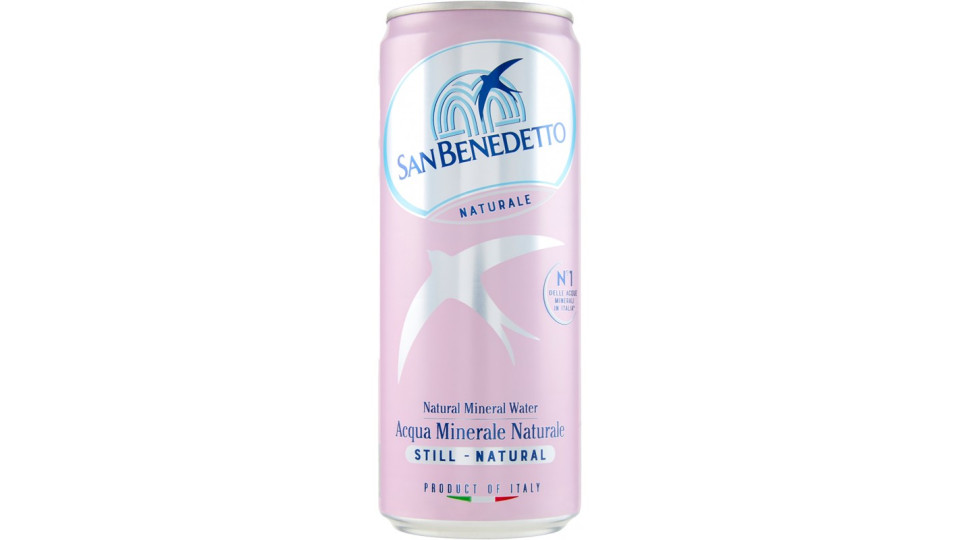 Acqua Minerale San Benedetto Naturale 0,33 lt. Sleek