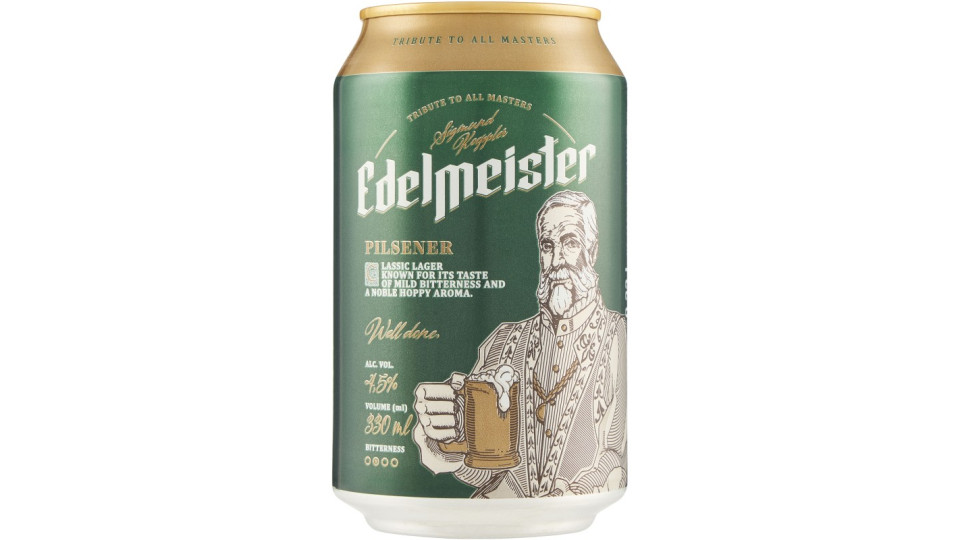 Edelmeister Pilsener birra lattina cl.33