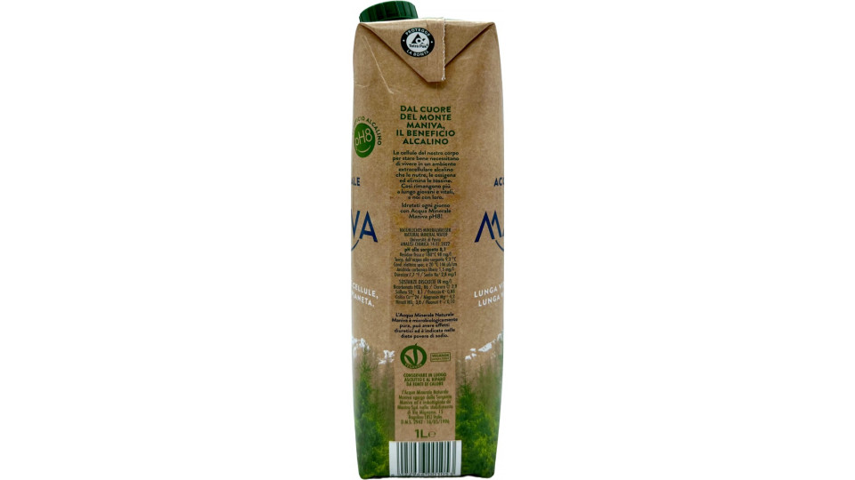 Maniva acqua naturale smile box lt.1