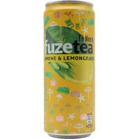 FUZE TEA, Tè Nero Limone Sleek Can 330ml