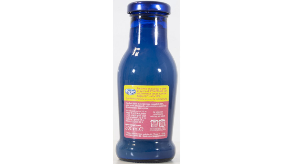 Derby blue Senza Zuccheri Aggiunti* Pompelmo CL.20
