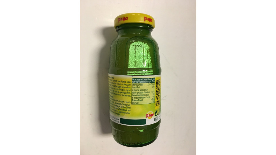 Pago succo pesca cl.20 vap