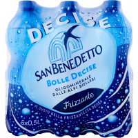 Acqua Minerale San Benedetto Frizzante pet 0,5 L Fardello pz.6