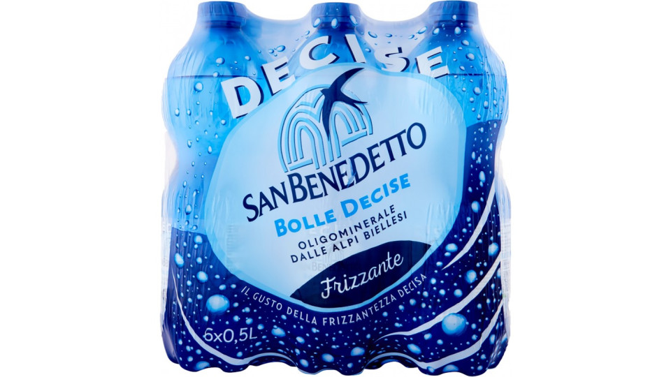 Acqua Minerale San Benedetto Frizzante pet 0,5 L Fardello pz.6