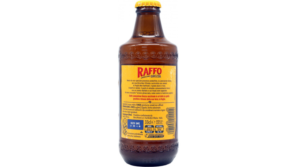 Raffo Lavorazione Grezza Birra 33 cl