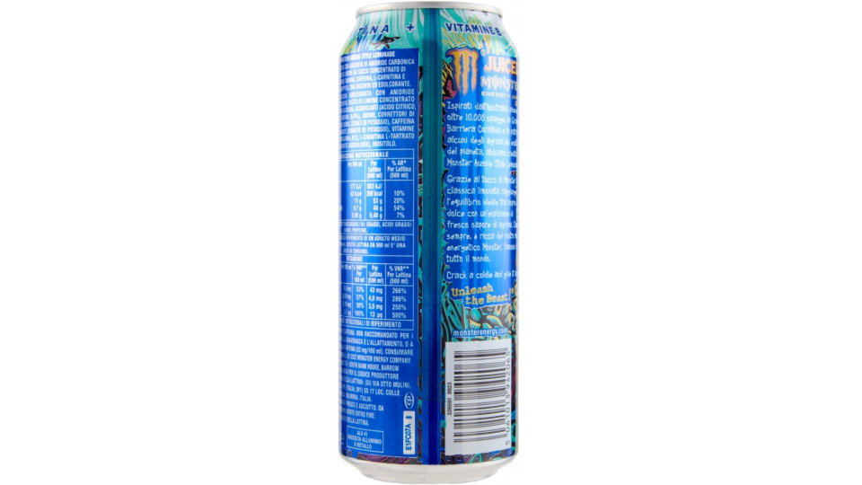 Monster Energy + Juice Aussie Lemonade Can 500 ml