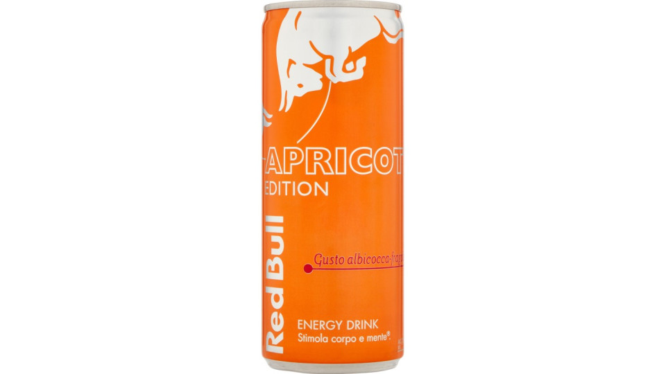 Red Bull Energy Drink, Gusto Albicocca Fragola, 250 ml