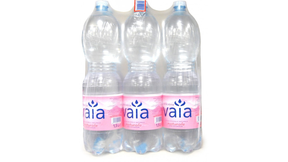 Vaia acqua naturale lt.1,5 x6