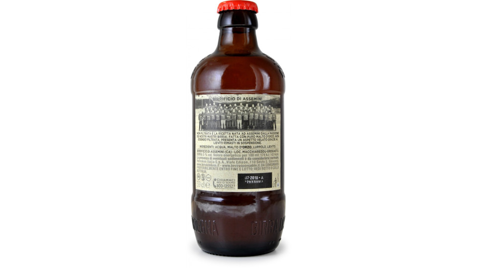 Ichnusa birra sarda non filtrata cl.33 5°