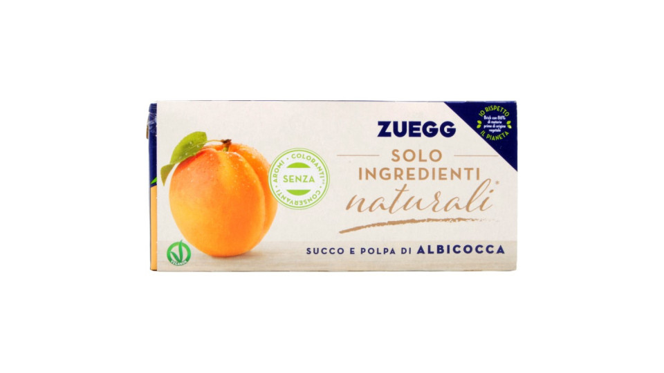 Zuegg succhi albicocca ml.200x3