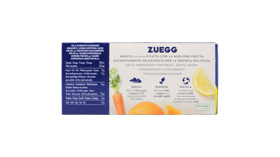 Zuegg succhi ace ml.200x3