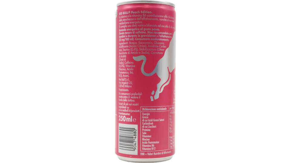 Red Bull Energy Drink, Gusto Pesca, 250 ml