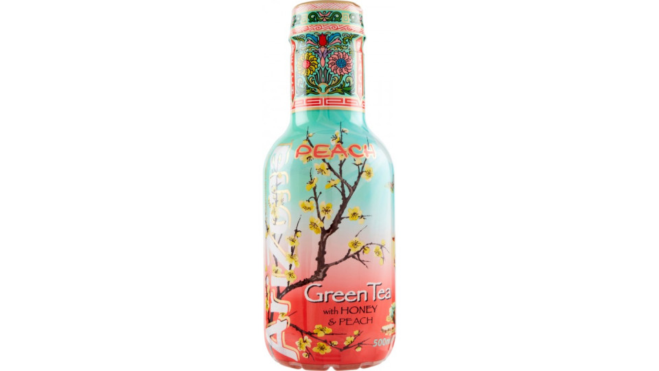 AriZona Green Tea with Honey & Peach 500 ml