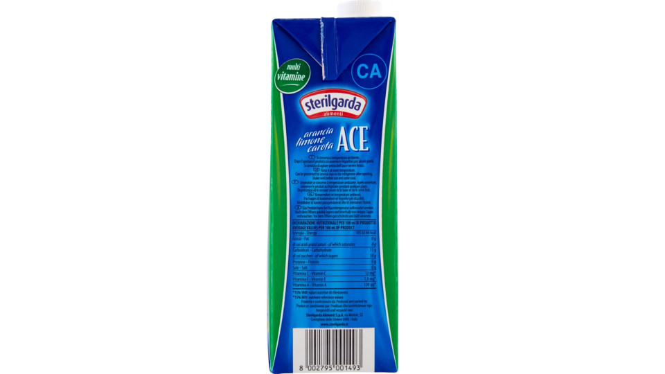 Sterilgarda succo ace - lt.1