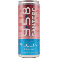 Santero cocktail bellini lattina cl.25