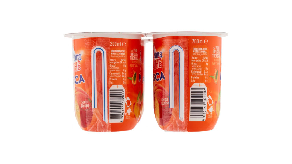SanThè Sant'Anna Pesca 4 x 200 ml.