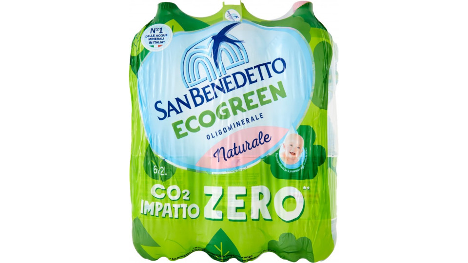 San Benedetto acqua naturale lt.2 x6