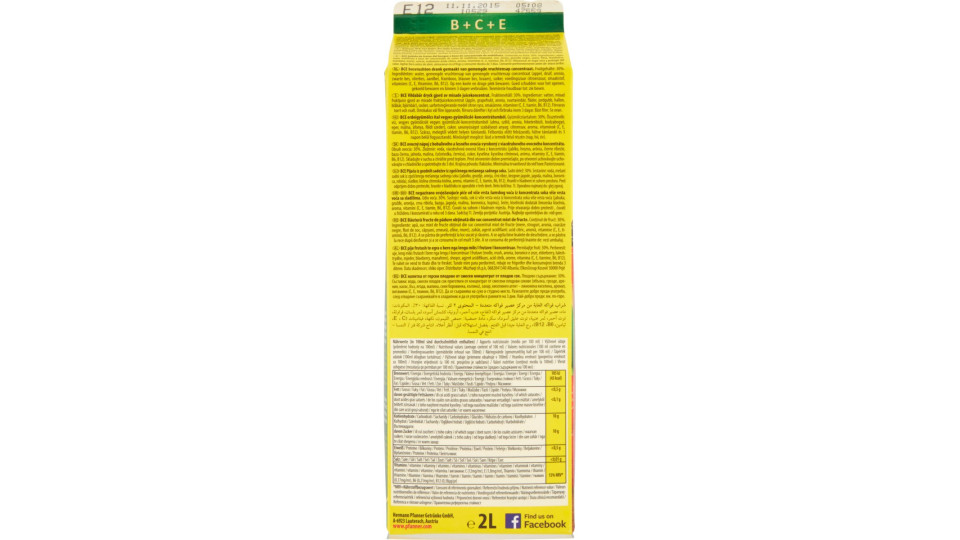 Pfanner succo frutti di bosco lt.2