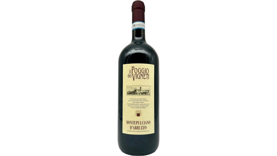 Poggio dei vigneti montepulciano d'abruzzo cl.75