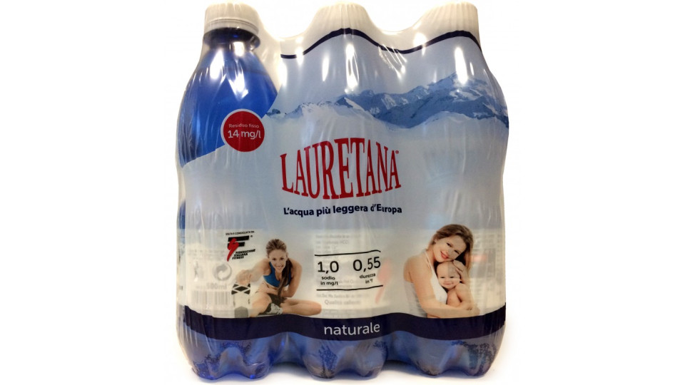 Lauretana acqua naturale cl.50x6