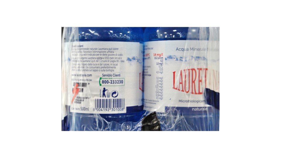 Lauretana acqua naturale cl.50x6