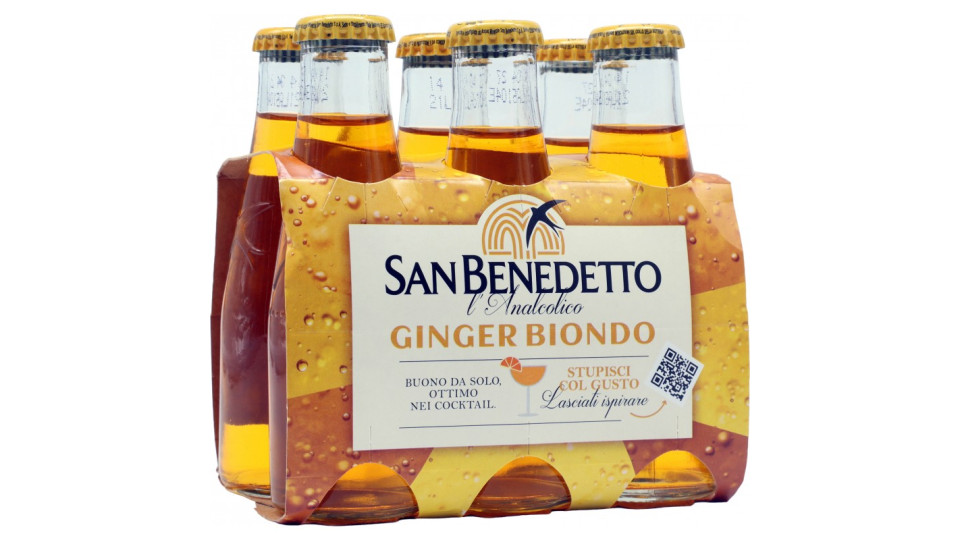 San Benedetto l'Analcolico Ginger Biondo 6 x 10 cl