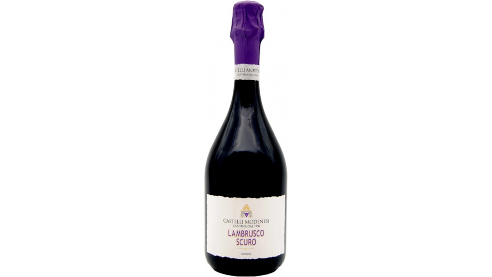 Castelli Modenesi Lambrusco Scuro IGT Amabile ml.750