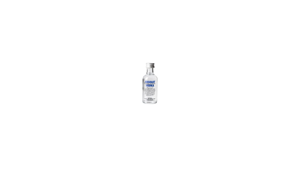 Absolut vodka mignon cl.5