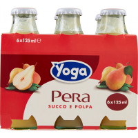 Yoga Pera Succo e Polpa 6 x 125 ml. vap