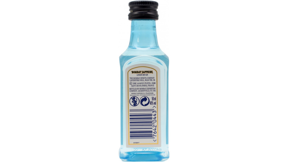 Bombay sapphire gin mignon pet cl.5