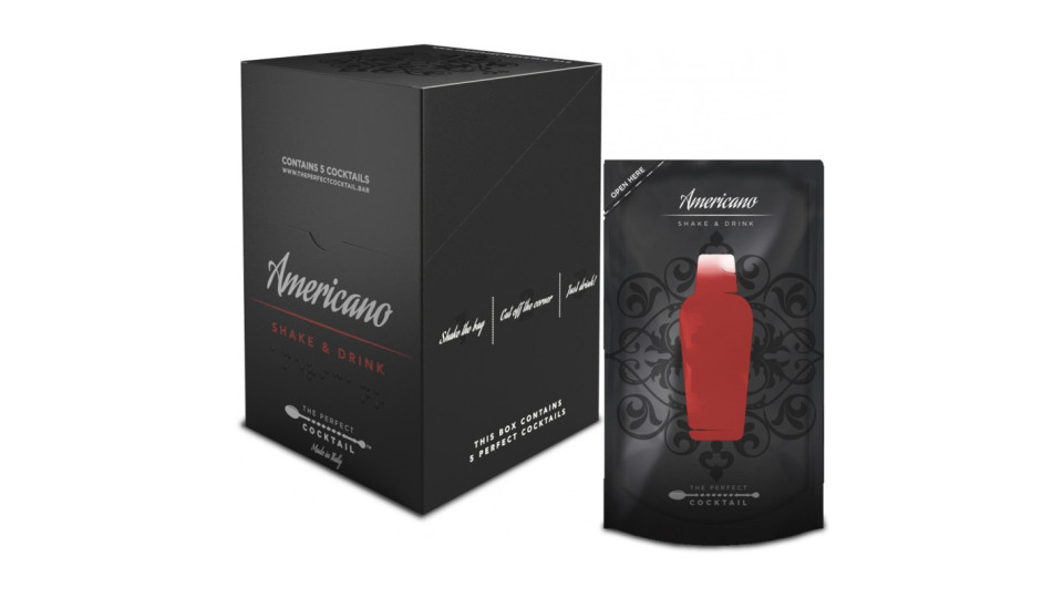 The perfect cocktail americano busta da ml.100
