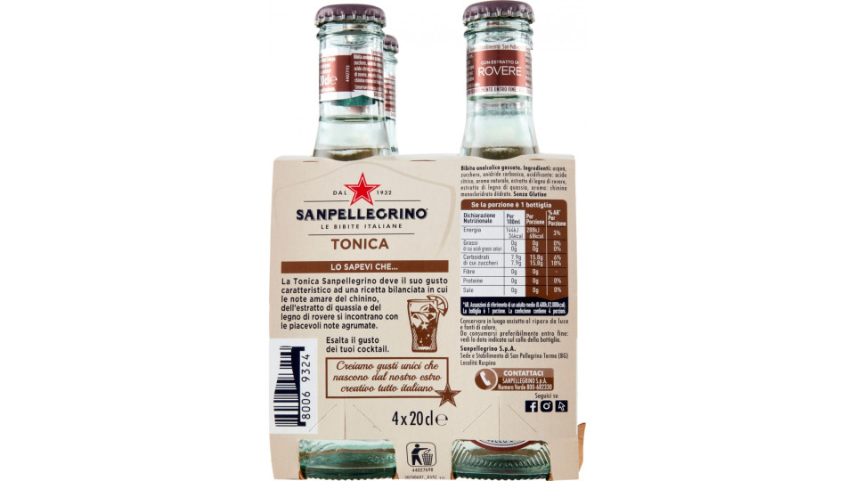 San Pellegrino old tonic (rovere) cl.20 cluster x4