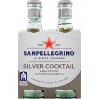 SANPELLEGRINO Bibite Gassate, COCKTAIL rosso 20 cl x 4 (Vetro)