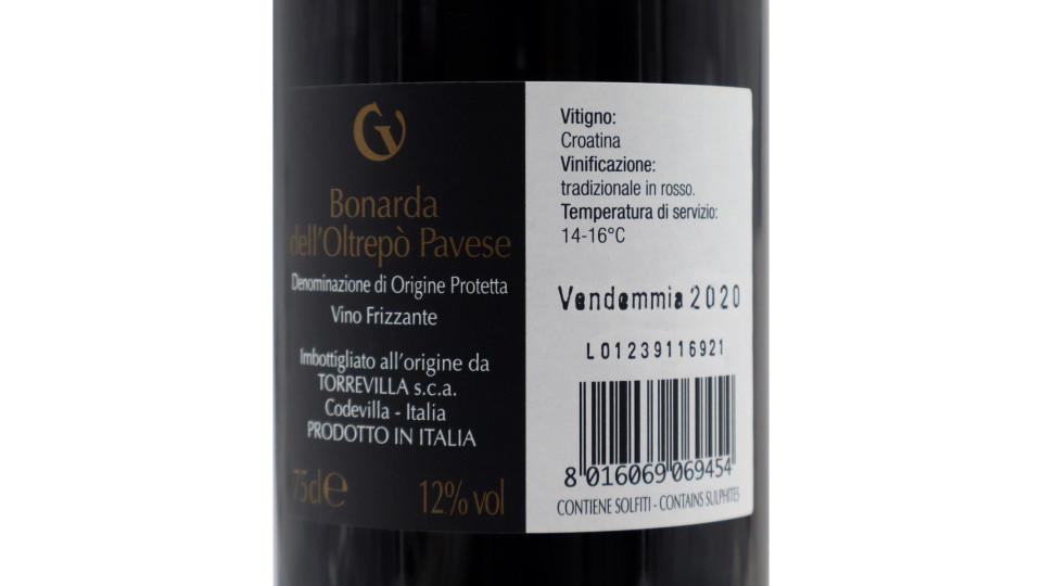 Le coste vermiglie bonarda frizzante cl.75