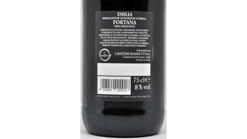 Mainetti fortana vino emilia frizante cl.75