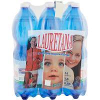 Lauretana acqua leggermente frizzante lt.1,5x6