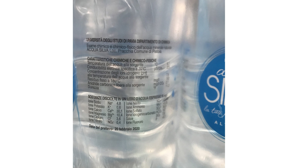 Acqua Silva alterego naturale lt.1 x 12