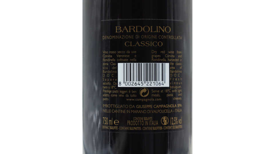 Campagnola bardolino classico cl.75