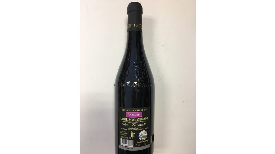 Gonzaga lambrusco della signoria dop cl.75
