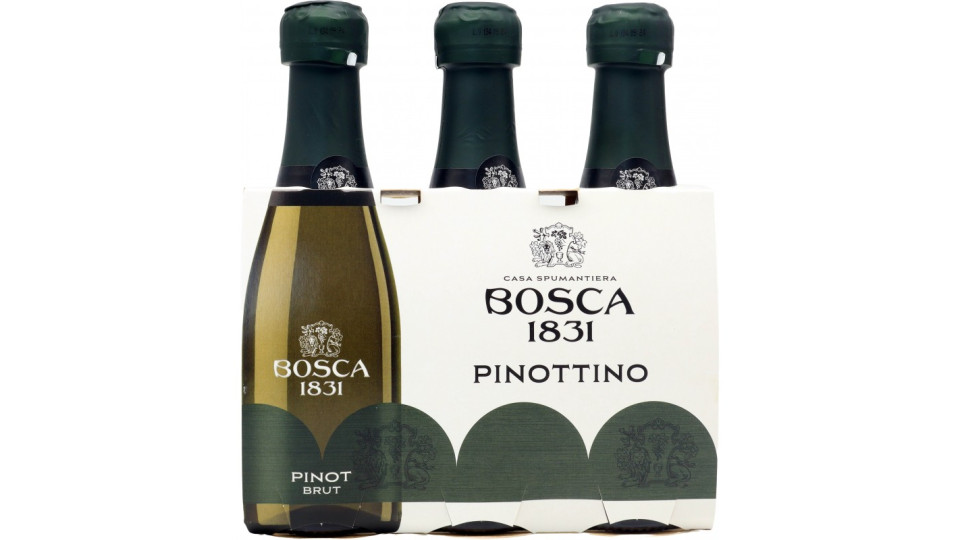 Bosca Pinottino Pinot Vino Spumante Brut 3 x 20 cl