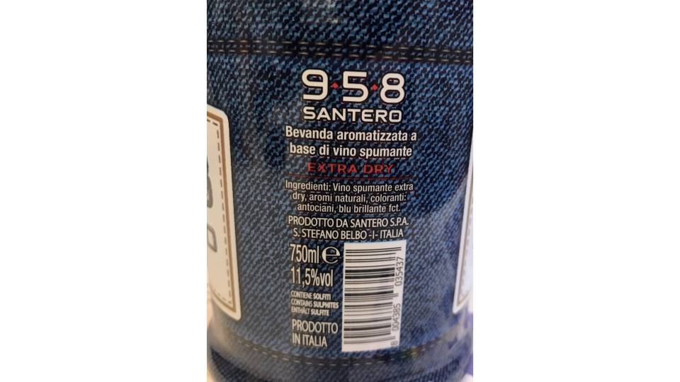 Santero spumante blue extradry cl.75 Fantasia confezione mista