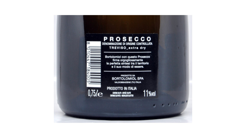 Bortolomiol prosecco miol extra dry cl.75